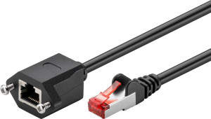 Kabel LAN przedłużacz CAT7 S/FTP czarny 5m