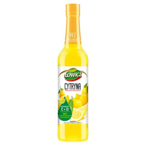 Łowicz Suplement diety syrop o smaku cytrynowym 400 ml