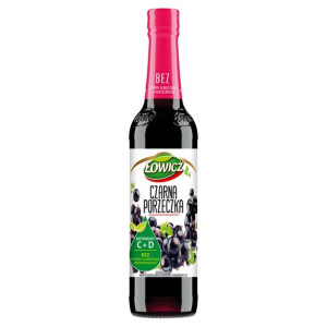 Łowicz Suplement diety syrop o smaku czarnych porzeczek 400 ml