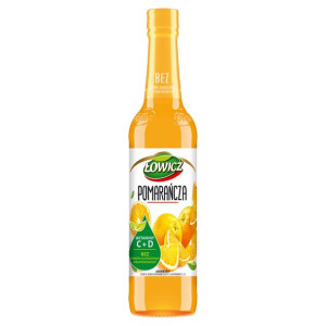 Łowicz Suplement diety syrop o smaku pomarańczowym 400 ml