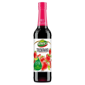 Łowicz Suplement diety syrop o smaku truskawkowym 400 ml