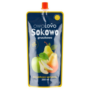 OWOLOVO Sokowo gruszkowo Sok jabłkowo-gruszkowy 250 ml