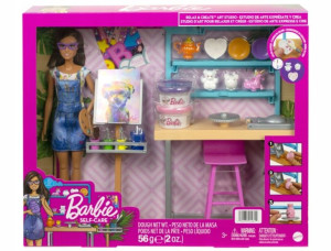BARBIE Pracownia artystyczna Zestaw + lalka HCM85