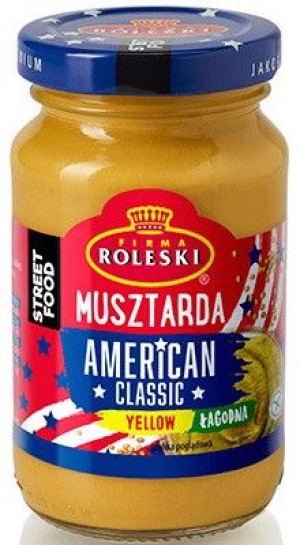 Firma Roleski Street Food Musztarda American classic łagodna 200 g