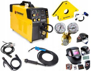 Zestaw Spawarka Migomat Migmag Tig 220a Inwert 3w1