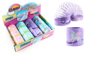 Jednorożec Magiczna Sprężyna 7cm Zestaw 12szt