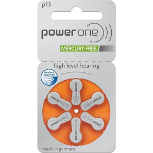 6x baterie do aparatów słuch. Varta Power One 13