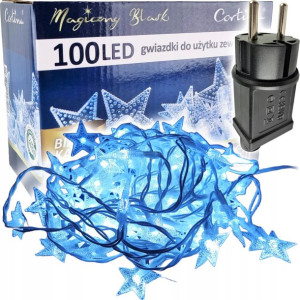 Lampki Choinkowe Gwiazdki 100 Led Zewnętrzne