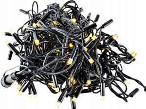 Lampki Choinkowe 100 Led Zewnętrzne Ciepły Biały
