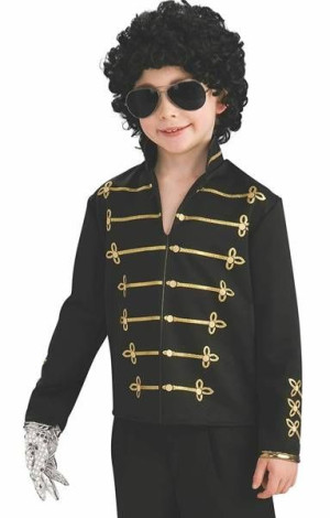 Strój Michael Jackson Bluzka Czarna - 134