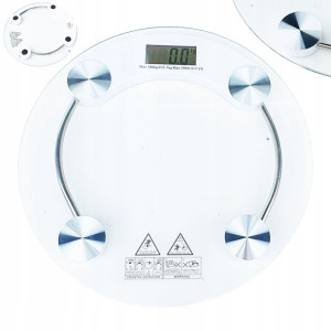 Waga Łazienkowa Elektroniczna Szklana 180 Kg Lcd