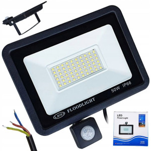 Czujnik 50w Halogen Naświetlacz Lampa Led Ip66