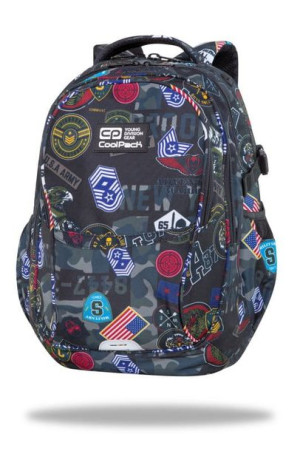 Plecak młodzieżowy Factor Military Patches CoolPack