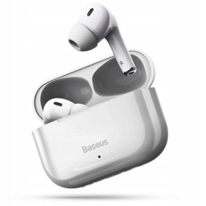 Słuchawki bezprzewodowe Baseus W3 Wireless White