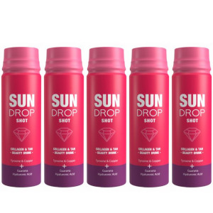 Sun Drop Collagen & Tan Shot x5szt