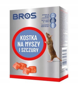 Bros Kostka Na Myszy I Szczury Trutka 250 G