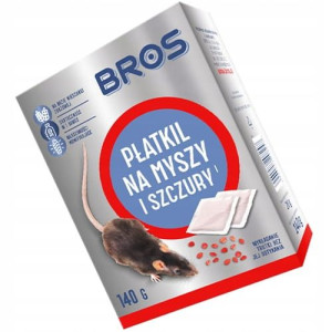 Bros Płatkil Na Myszy I Szczury Silna Trutka 140g