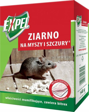 Expel Ziarno Na Myszy I Szczury Silna Trutka 140g