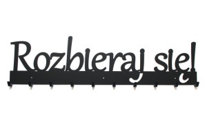 Rozbieraj się 90cm wieszak ścienny na ubrania, dekoracja na ścianę