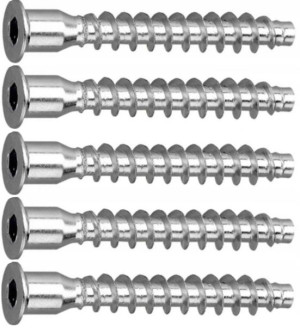 KONFIRMAT WKRĘT MEBLOWY 6,4 mm x 50 mm 100 sztuk