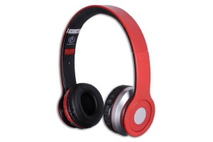 Słuchawki Rebeltec Crystal Z Mikrofonem Bluetooth Red