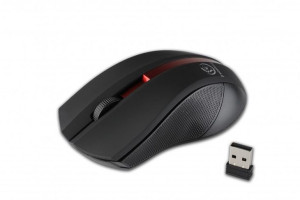 Mysz Rebeltec Galaxy Black/red Wireless Usb
