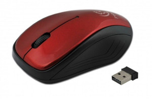 Mysz Rebeltec Comet Optical Wireless Red/black Usb