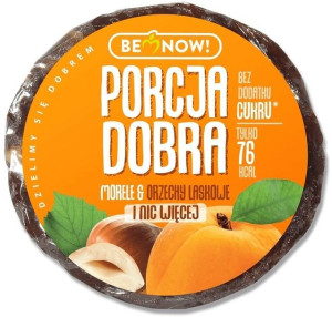 Krążek morelowo-orzechowy - przekąska owocowa Bez Cukru 25 g - Porcja Dobra