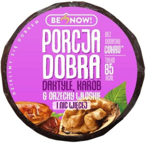 Krążek daktylowo-orzechowy z karobem - przekąska owocowa Bez Cukru 25 g - P