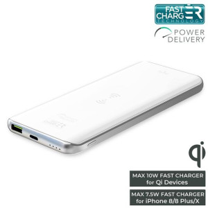 PURO Wireless Slim Power Bank - Power Bank 8000