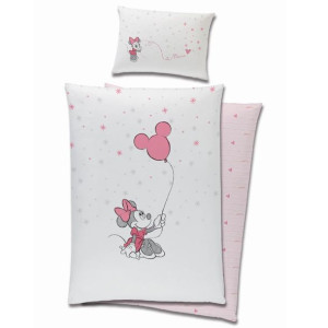 Pościel bawełna 90x120 + 40x60 Baby Minnie Disney