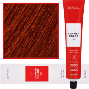 KEMON Cramer Color 100ml kremowa farba włosów 7,44 Głęboki Miedziany Blond