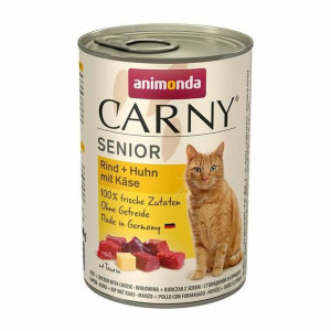 Animonda Carny Wołowina z Kurczakiem i Serem Mokra Karma Dla Kotów Seniorów