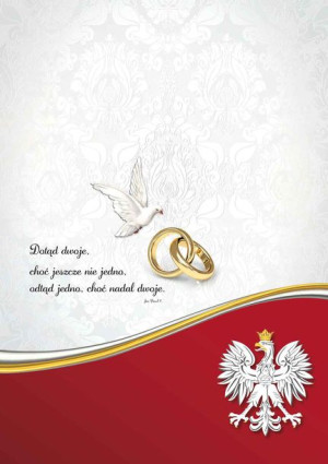 Teczka Ślubna - konkordatowa (bordowa)