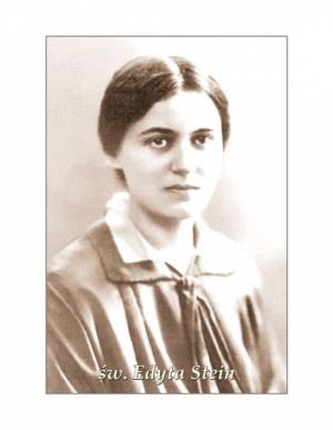 Święta Edyta Stein - Naklejka papierowa 100 szt