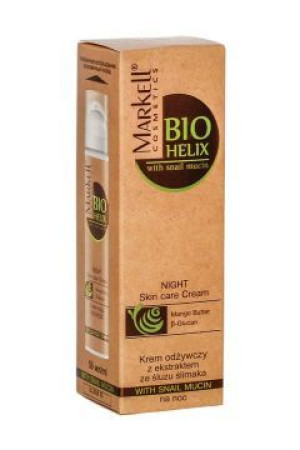 Markell Krem do twarzy odżywczy na noc Bio Helix 50 ml OUTLET