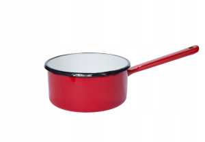 Garnek Rondel Emaliowany Elo-pol Czerwony 20cm 2,8