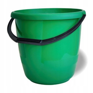 Wiadro Wiaderko Gospodarcze Plastik Zielony 15 L