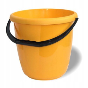 Wiadro Wiaderko Gospodarcze Plastikowe Żółty 8 L