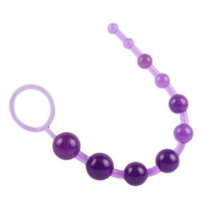 Koraliki korale analne Sassy Purple 30cm Chisa