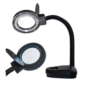 Lampa z lupą YH 239 90mm 3D-10D gięte ramie czarna