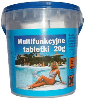 INTEX Chlor do basenu multifunkcyjne tabletki 20x20g 0,4kg