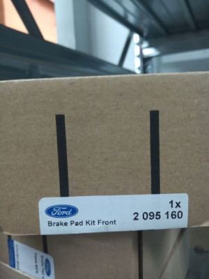 2095160 Klocki Hamulcowe Przód Oe Ford Fiesta 2017