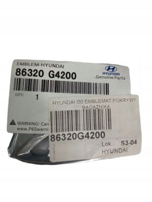 86320g4200 Emblemat Hyundai Oryginał Oe Hyundai
