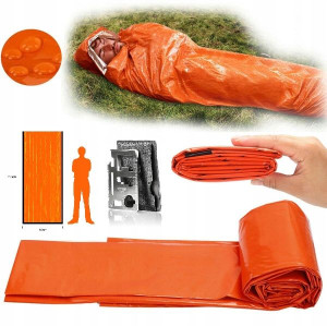 Namiot Termiczny Śpiwór Survival Termoizolacyjny