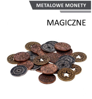 Metalowe monety - Magiczne (zestaw 24 monet)