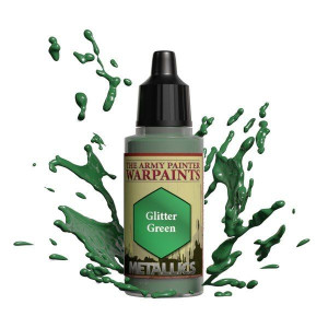 Army Painter Warpaints - Metallic Colour Glitter Green