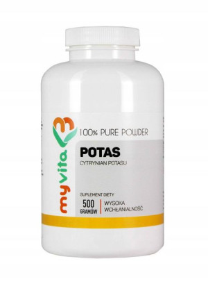 Myvita Potas Cytrynian Potasu Proszek 500g