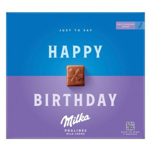 Milka Czekoladki mleczne z nadzieniem mlecznym 110 g (20 sztuk)