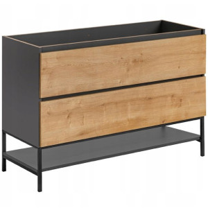 Stojąca szafka pod umywalkę 120 cm MONAKO GREY 823